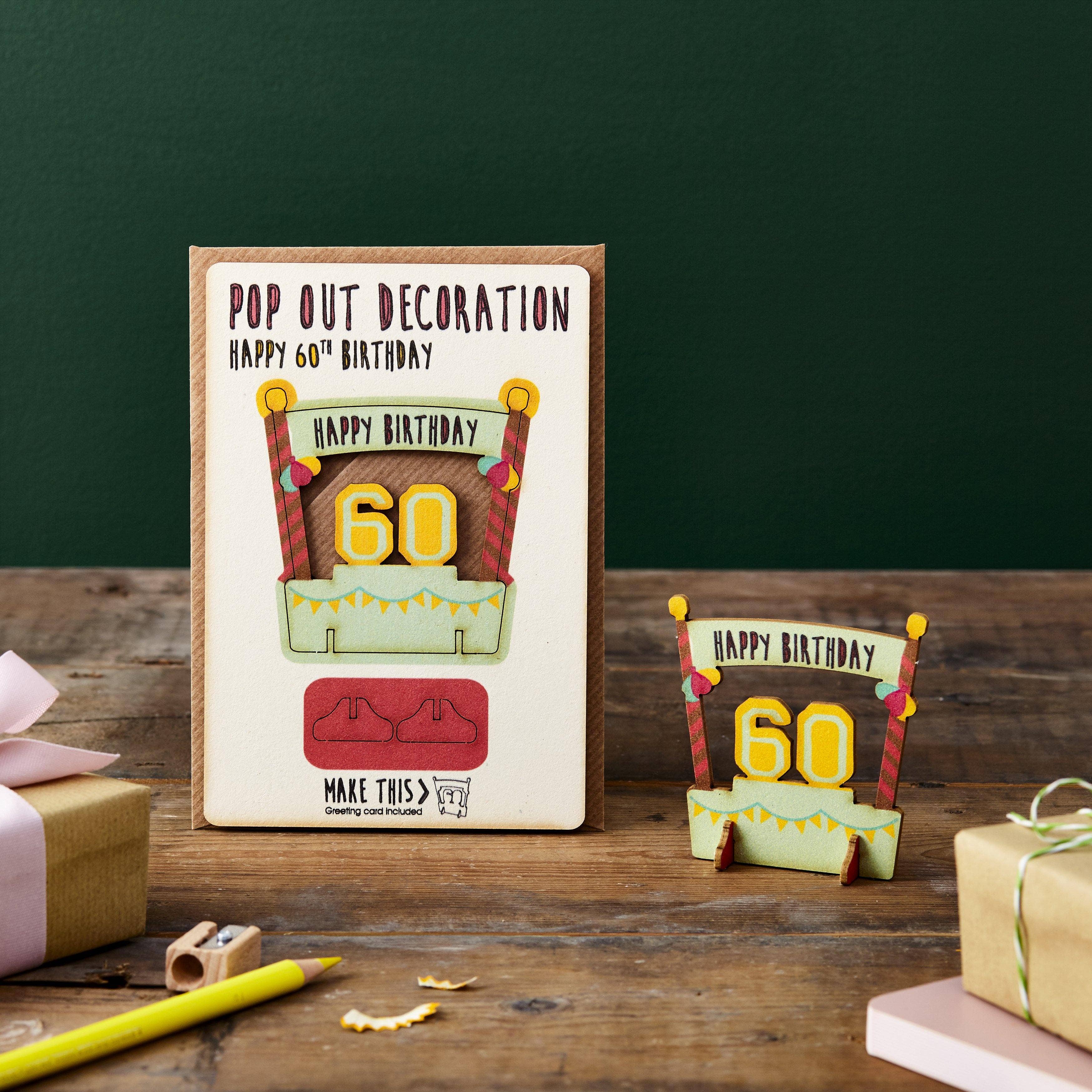 Pop Out 60th Birthday Card - Image 2