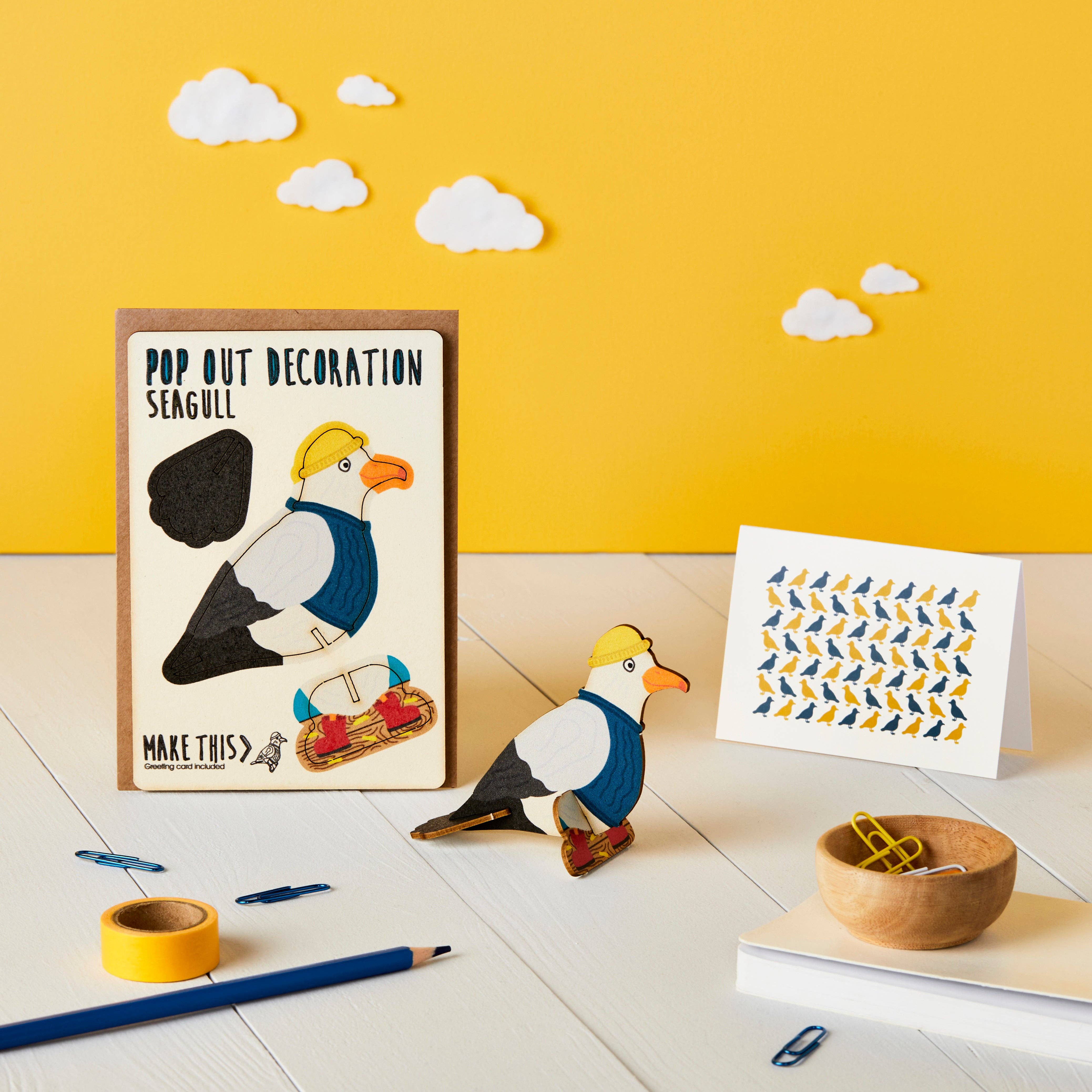 Pop Out Seagull Greeting Card - Image 2
