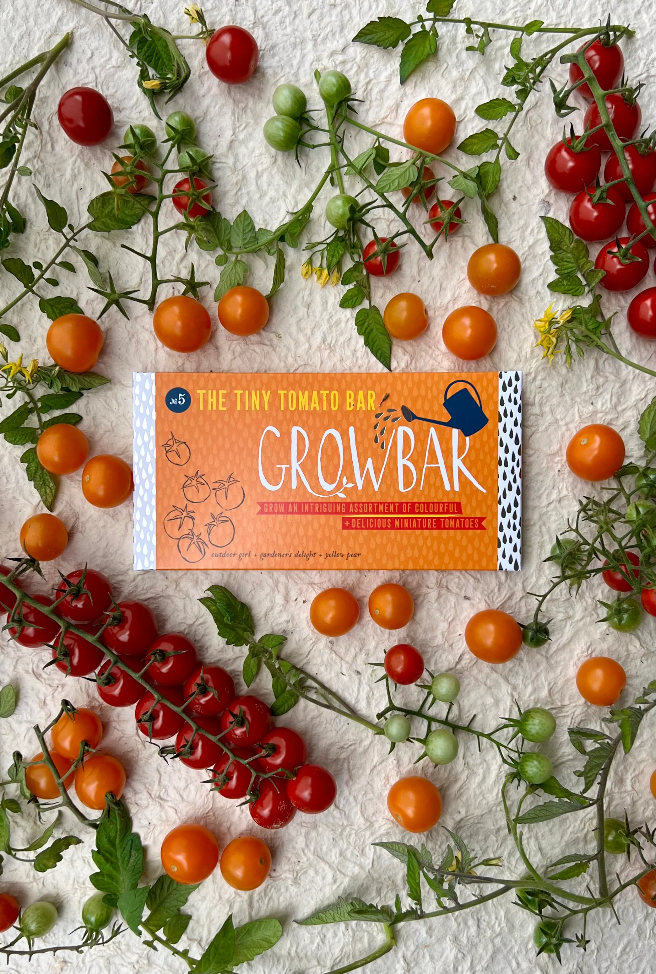 The Tiny Tomato Bar 3 different Seeds in Coir Bars
