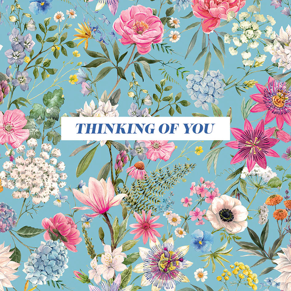 Mind Charity Thinking of you Flowers Card