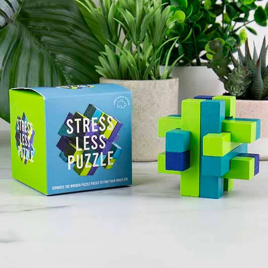 Wellness Puzzles Stress Less : Japanese Wooden Design