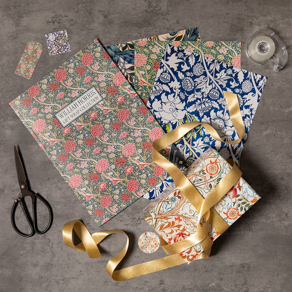 William Morris Cray Gift Wrap Collection – Set of 10 Sheets - Image 3