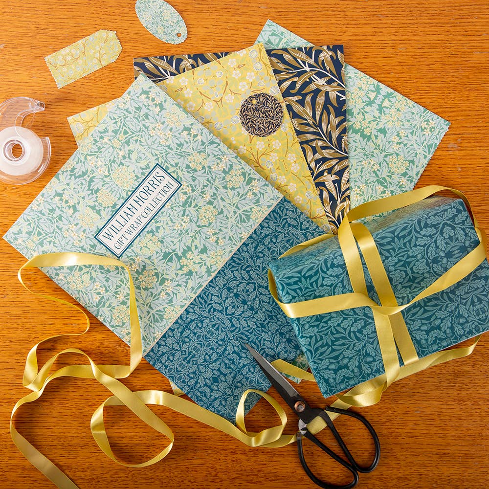 William Morris Gift Wrap Collection - Classy Jasmine Design - Image 3