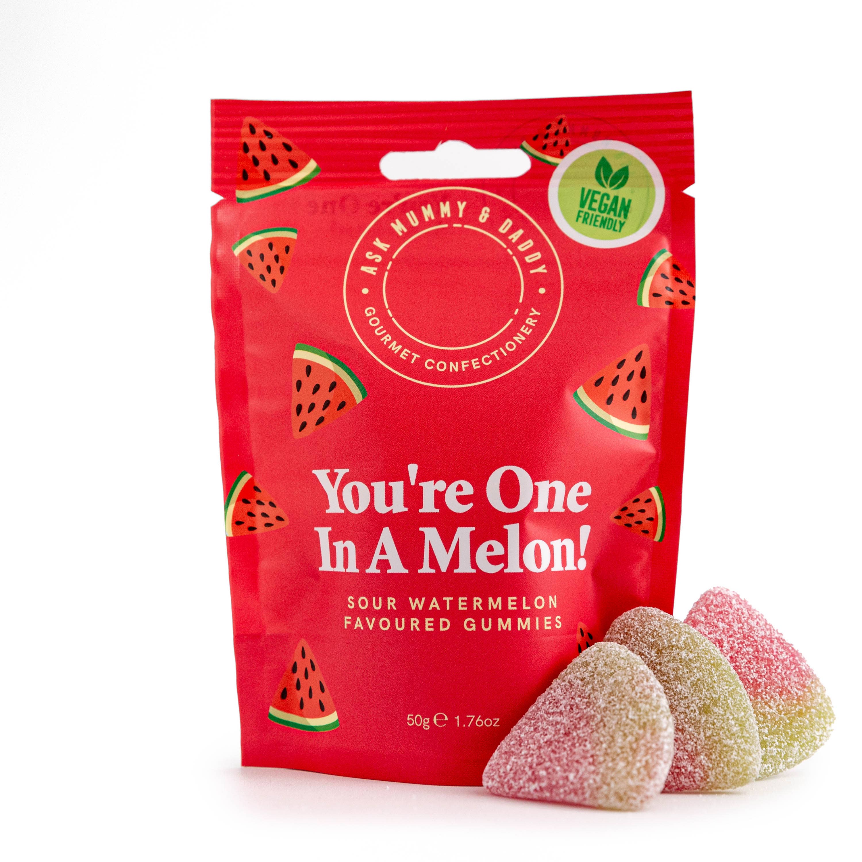 You're One In A Melon Sour Watermelon Gummies - Image 2