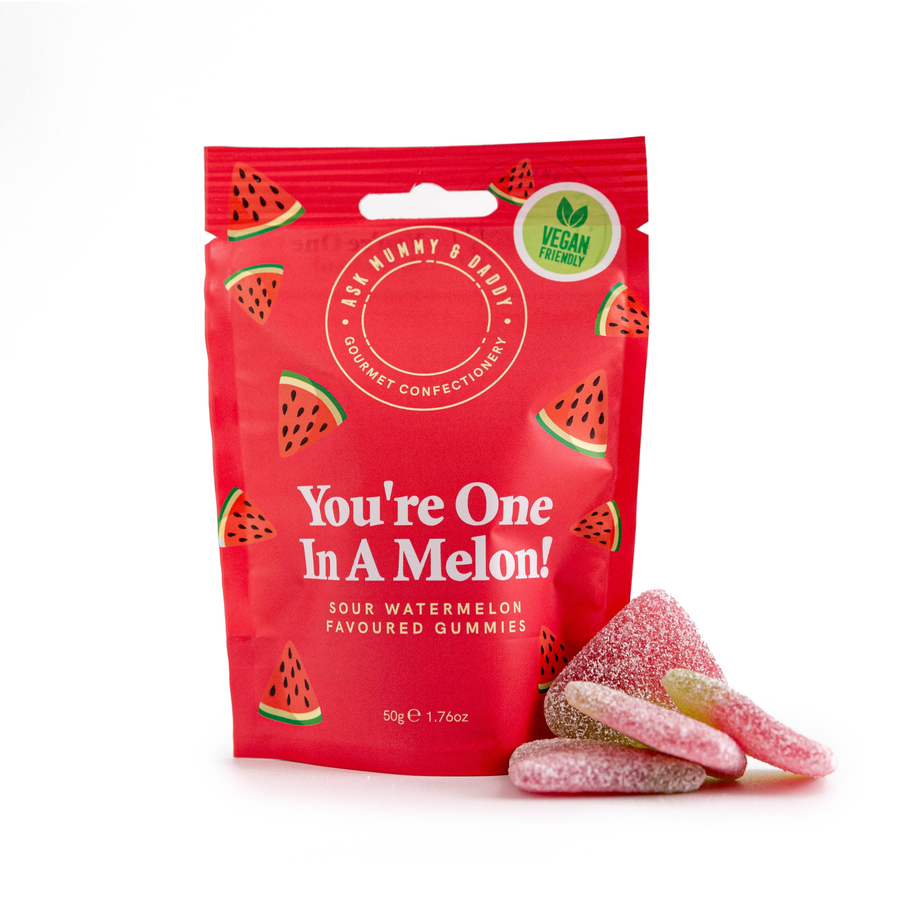 You're One In A Melon Sour Watermelon Gummies - Image 6